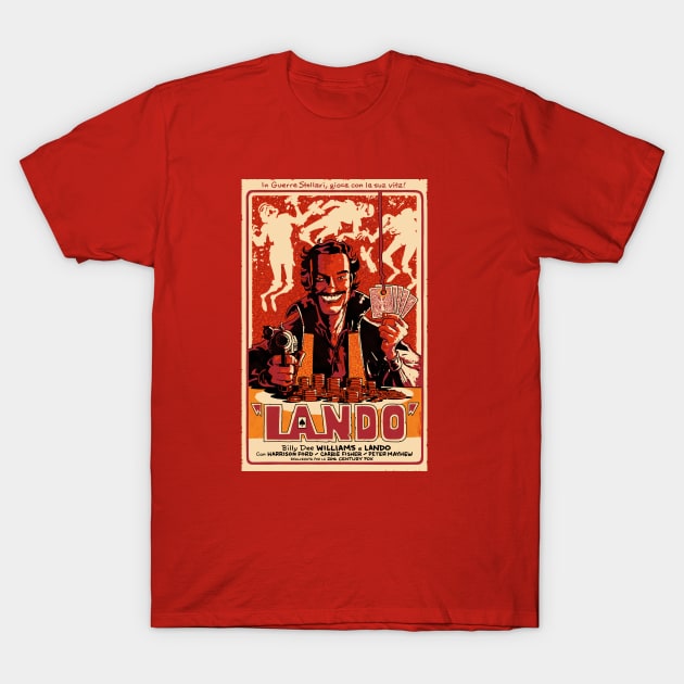 "Lando" Spaghetti Western Poster T-Shirt by Chris_